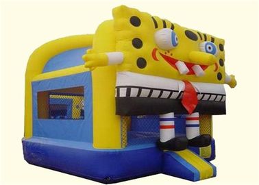 Безопасный коммерчески милый дом хвастуна Spongebob раздувной для детей